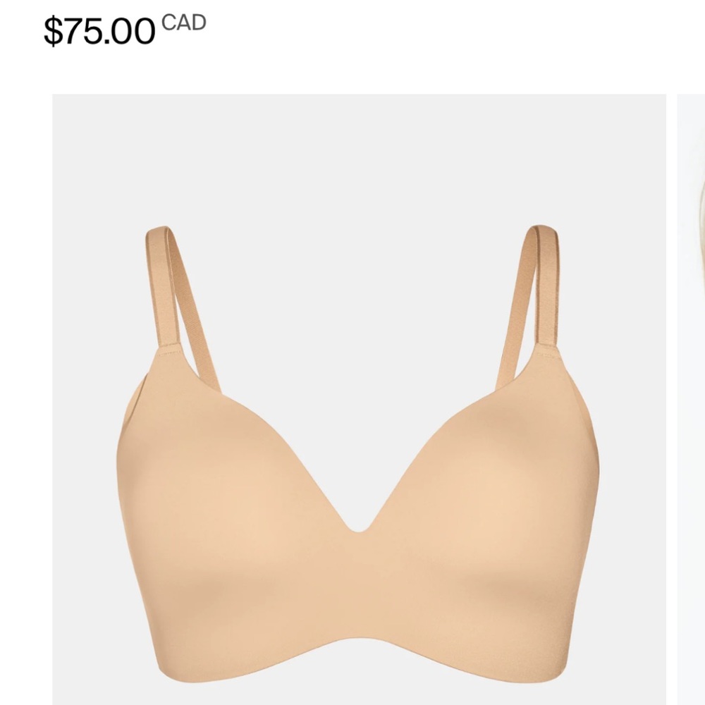 BNWT Knix WingWoman Bra in “Warm Sand” Size 7+